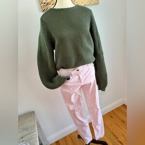 H&M Light Ballet Pink Women's Straight Leg Pants